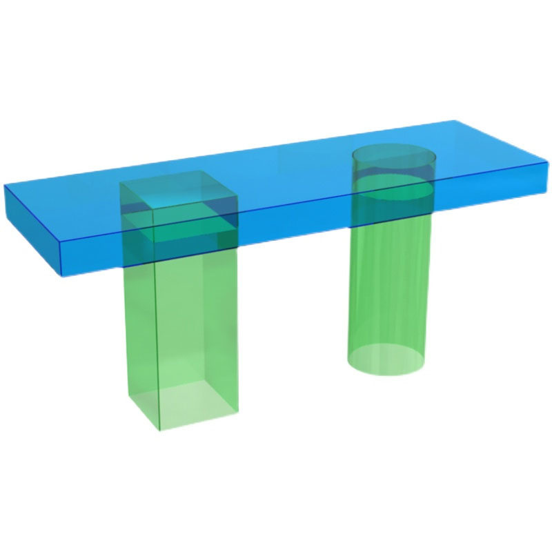 Clear Acrylic Tube Beads in 24 Color Set for Displaying Wiper Display Rack in Supermarket