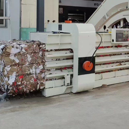 Horizontal Corrugated Baler Machine 50-500 Kg Baleweight And Touching Screen For Efficient Recycling