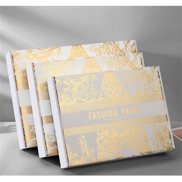 Custom Pink Clothes Jewelry Cosmetic Makeup Food Electronic Folding Corrugated Carton Mailer Box