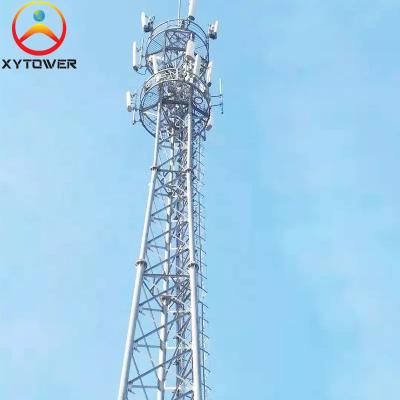 20m Four Legged Steel Tube Antenna Microwave Cellular Communication Tower