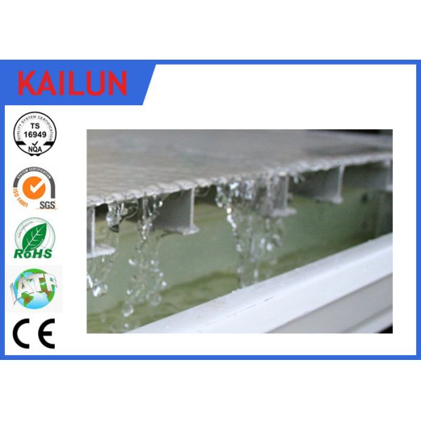 Waterproof Aluminium Construction Profiles , Extruded 6063 Aluminum Decking