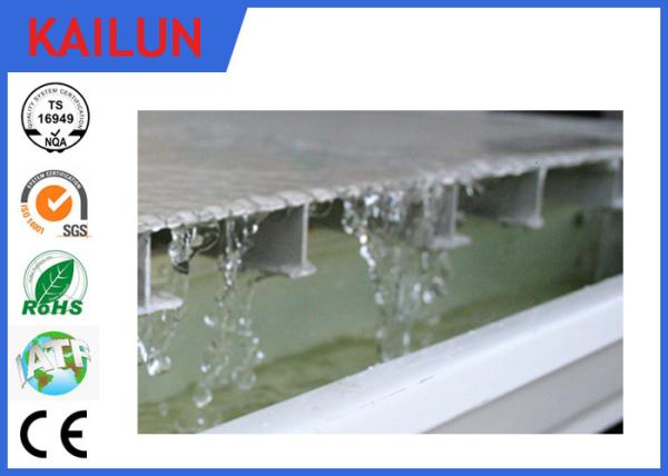 Waterproof Aluminium Construction Profiles , Extruded 6063 Aluminum Decking Planks