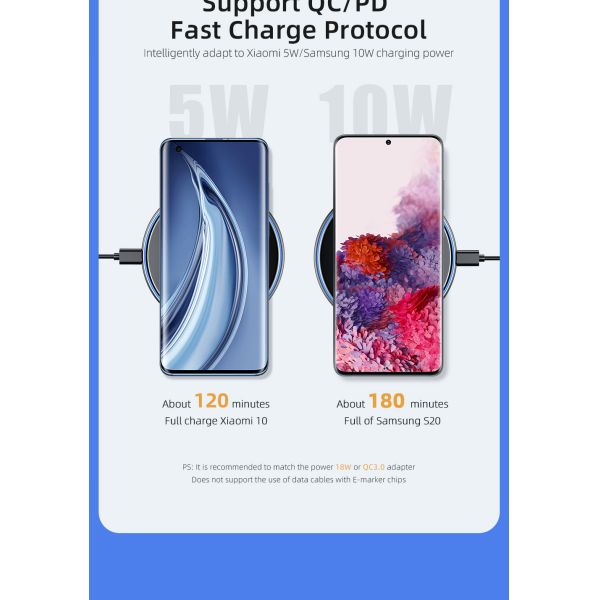 Lamp Desktop Magnetic Wireless Charger 15W For Ip 12 HUAWEI XIAOMI