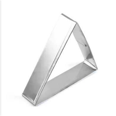 Metal Geometric Cookie Cutters Set Triangle Biscuit Cutter