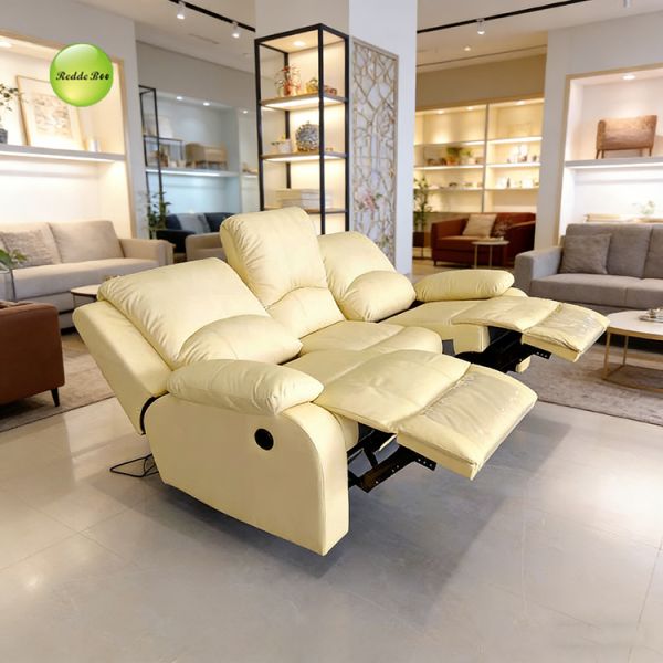 Charcoal Reclining Sofa & Chair: Durable Fabric, Overstuffed Comfort – Perfect for Cozy Contemporary Interiors