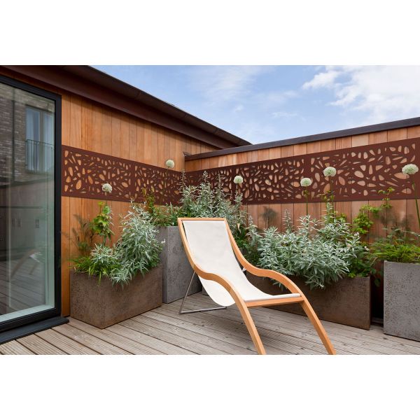 Custom stainless steel outdoor partition privacy garden screen