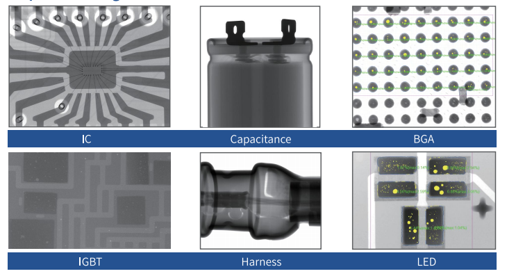 <7μm Micro Focus 41X Magnification IC Semiconductor Component Xray Equipment AX9100 Unicomp CNC Automatic Inspection