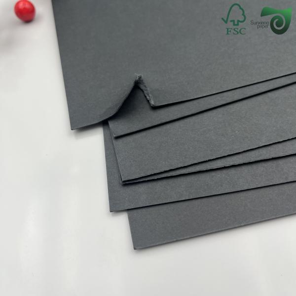 Book Binding Board 300gr 350gr Uncoating Solid Black Paper For Shopping Bag 70cm 100cm