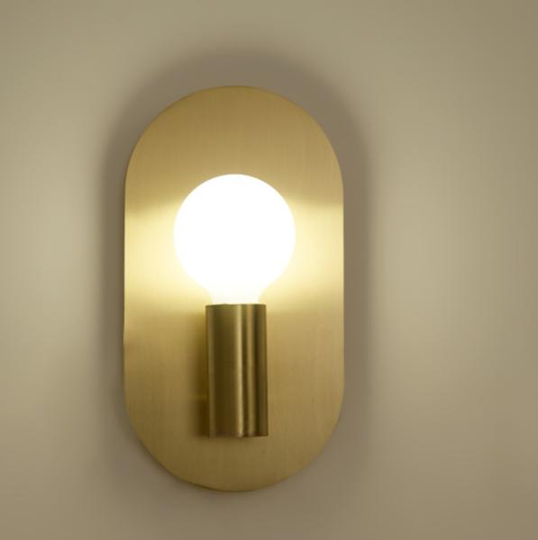 Modern Wall Lamp Stylish Brass Gold E27 For Living Dining Room brass wall lamp(WH-OR-228)