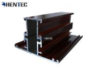 Sections adaptées aux besoins du client par profils en aluminium en bois d'extrusion en métal de profil de construction de grain