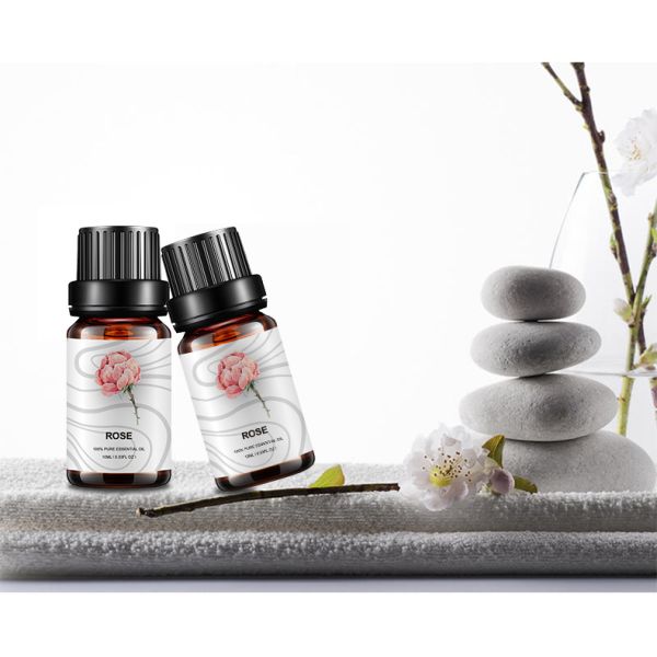 Óleo essencial Rose Essential Oil 100% pura aromática cosmética do OEM da pele