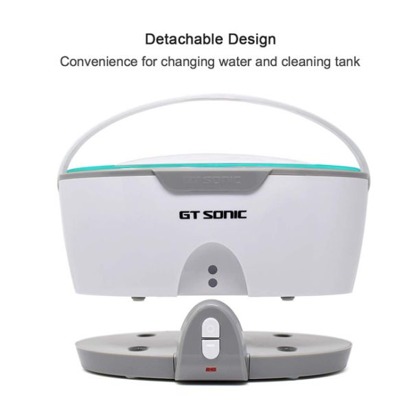 Detachable Vibrating Ultrasonic Jewelry Cleaner 40KHz 35W 600ML 12 Months Warranty