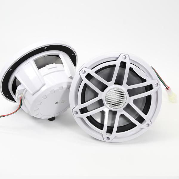 Grandnavi haut-parleurs de 6 pouces pour bateau audio marine avec cône d'injection et bord en caoutchouc et niveau imperméable IPX6