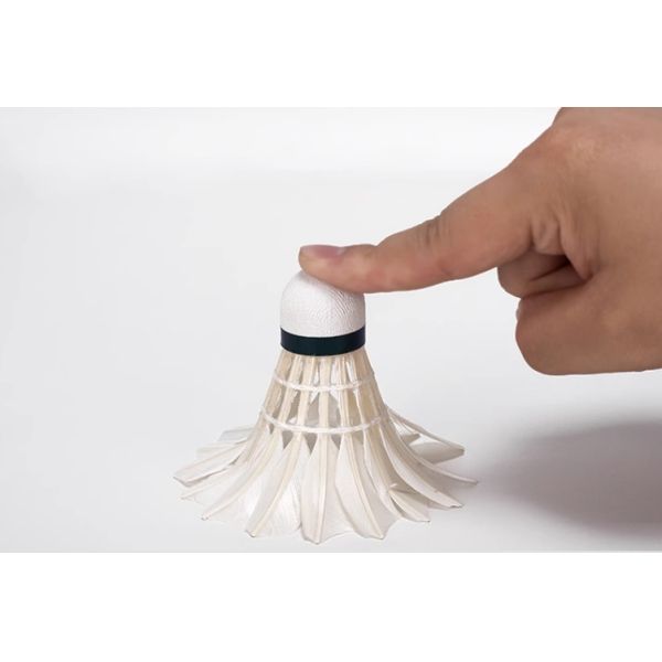 Good quality Custom Logo Duck goose Feather Class A Shuttlecock Badminton