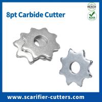 Electric Walk Behind Scarifier / Grinder Replacement Planer Drum TCT Heads Scarifier Cutters