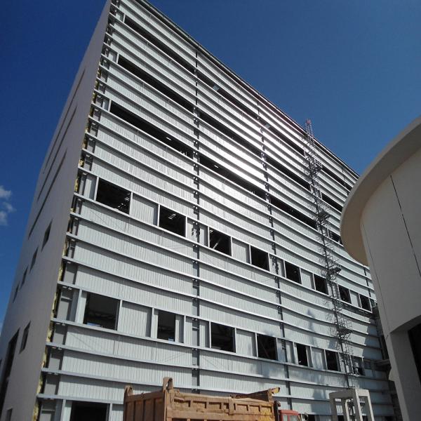 Commercial Residential High Rise Steel Structure Building For Schools Hospitals