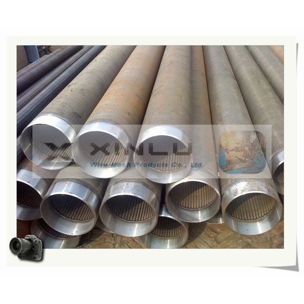 Low Carbon Vee Wire Galvanized Dewatering Screen Pipe  6-5/8