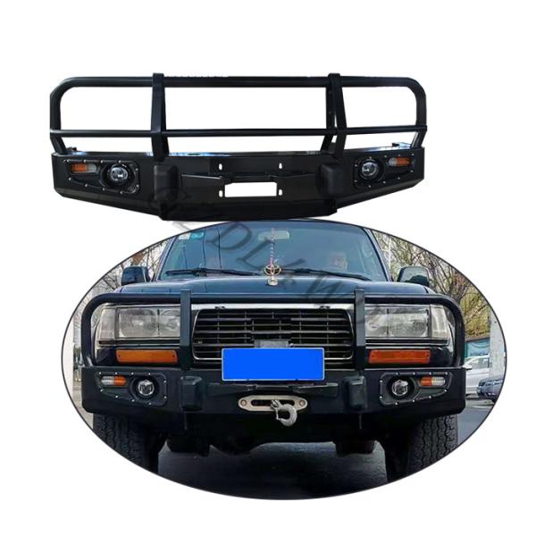 Aço rolado resistente Front Bumper de Toyota LC80 do ajuste dos jogos do carro do OEM Off Road