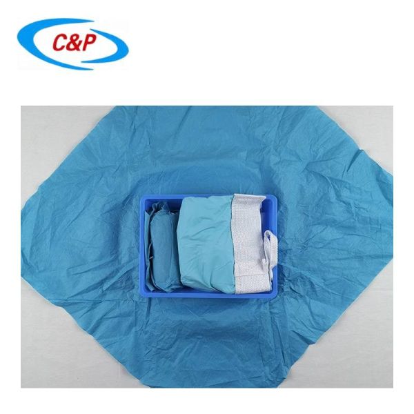 CE ISO13485 сертифицированный одноразовый комплект инструментов водонепроницаемые синие хирургические процедуры