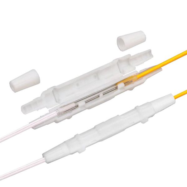 2 puertos de caída del cable de empalme tubo de protección en el interior