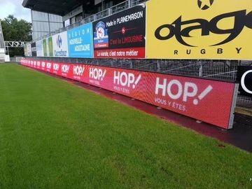 Indoor Stadium Perimeter Led Display Signs Flicker Free High Refresh Rate 1920hz