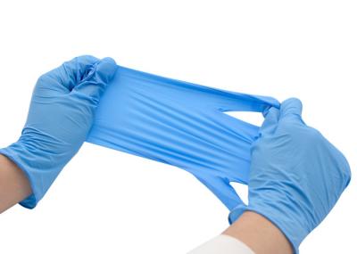 Powder Free Disposable Nitrile Examination Gloves Vinyl Material Working Safety