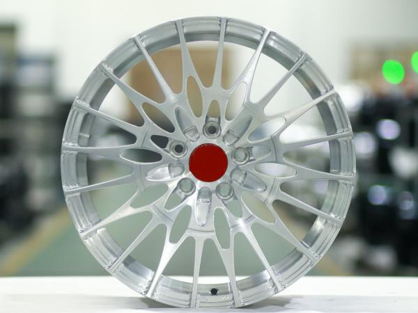 Custom forged 6061 aluminum alloy electroplate Chrome Slivery Brush Forged wheels rims