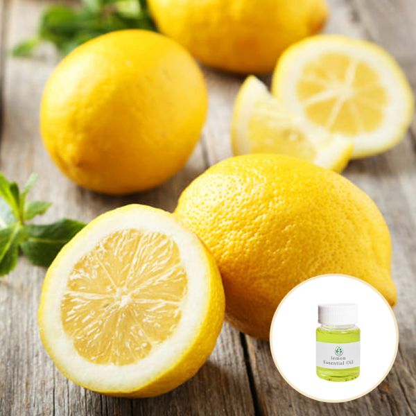 Cas 8008 56 8 Yellow Peeling Pure Organic Essential Oils Cold Pressed Lemon Essential Oil Skin Whitening