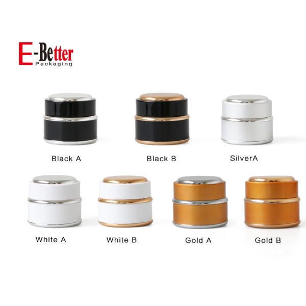 кожа опарника стены двойника 50ml пластиковая косметическая забеливая контейнер сливк