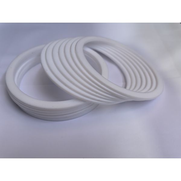 High Temperature PTFE Retaining Rings For Oil Cylinder Industrial Bellow Seal