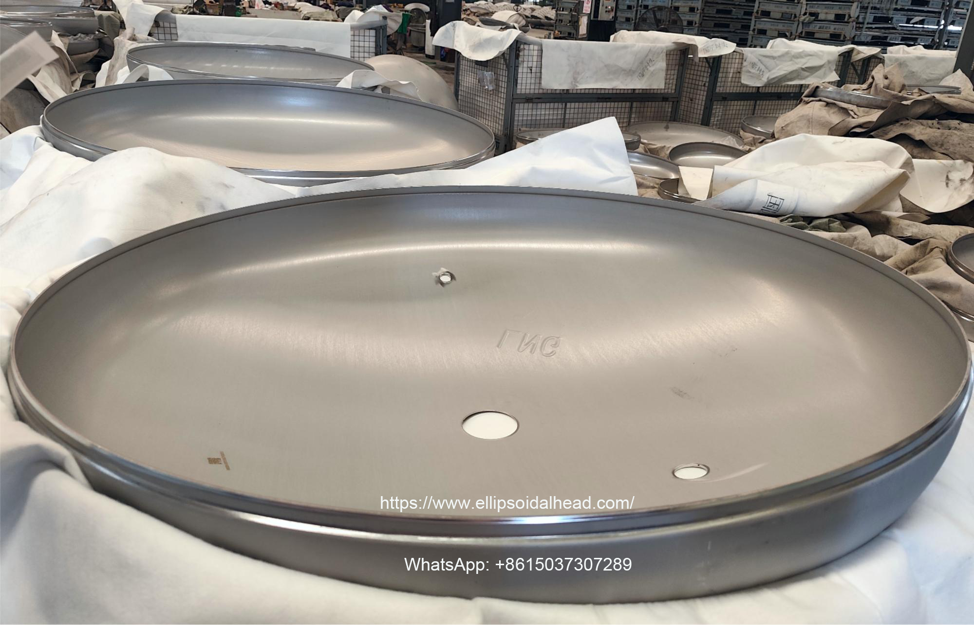Torispherical 304 Stainless Steel Pressure Vessel Heads with for LNG from ASME