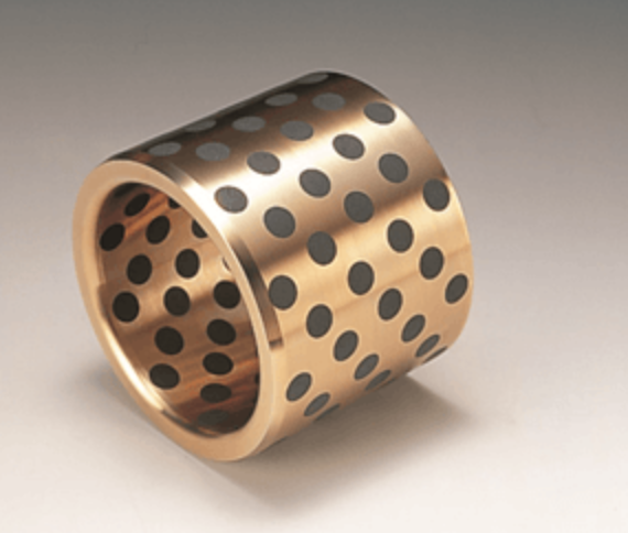 Plain CuSn5Pb5Zn5 Solid Lubricant Bearings Wear Resistant