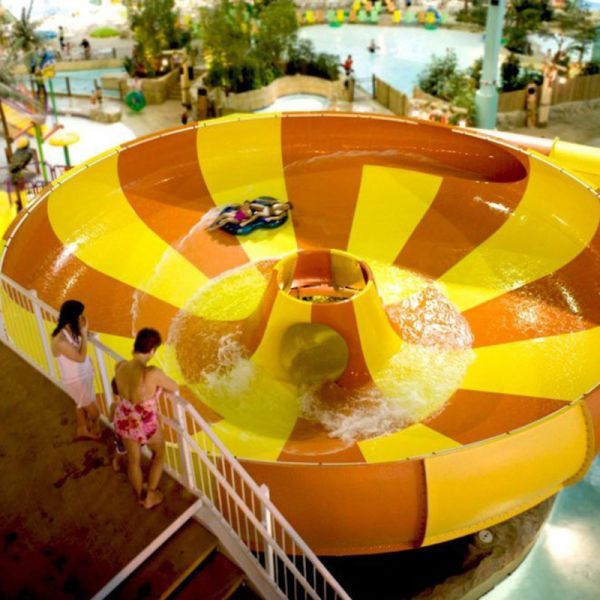 Fiberglass Water Park Magic Carpet Slide Commercial Aqua Drop Water Slide Custom
