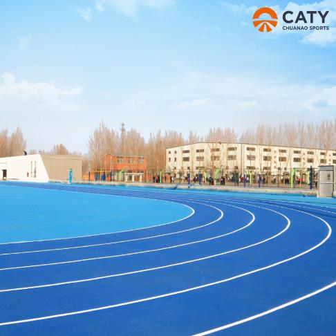 Flame Resistant Sports Running Track With EPDM Surface As Synthetic Running Track Material EPDM Rubber Granules