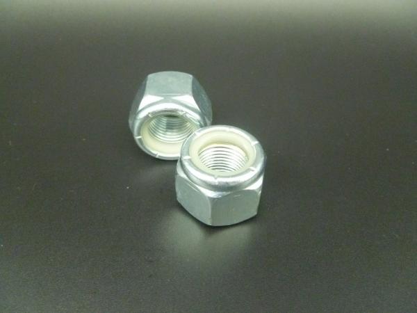 Hexagon Nylon Insert NUT,HEX LOCK NUT DIN 982,Blue & White Zinc Plated surface,M3~M56