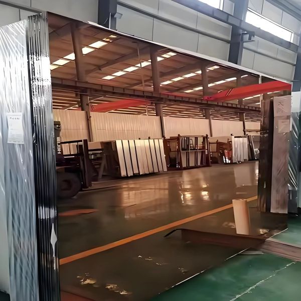 Stylish Copper Mirror Glass Sheet For Showcase Displays Shower Room Decor