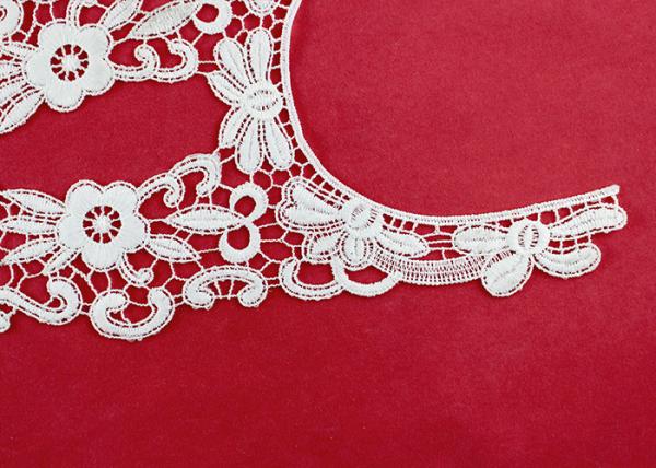 Retro Long Chemical Free Floral Lace Collar Applique For National Costume Cloth