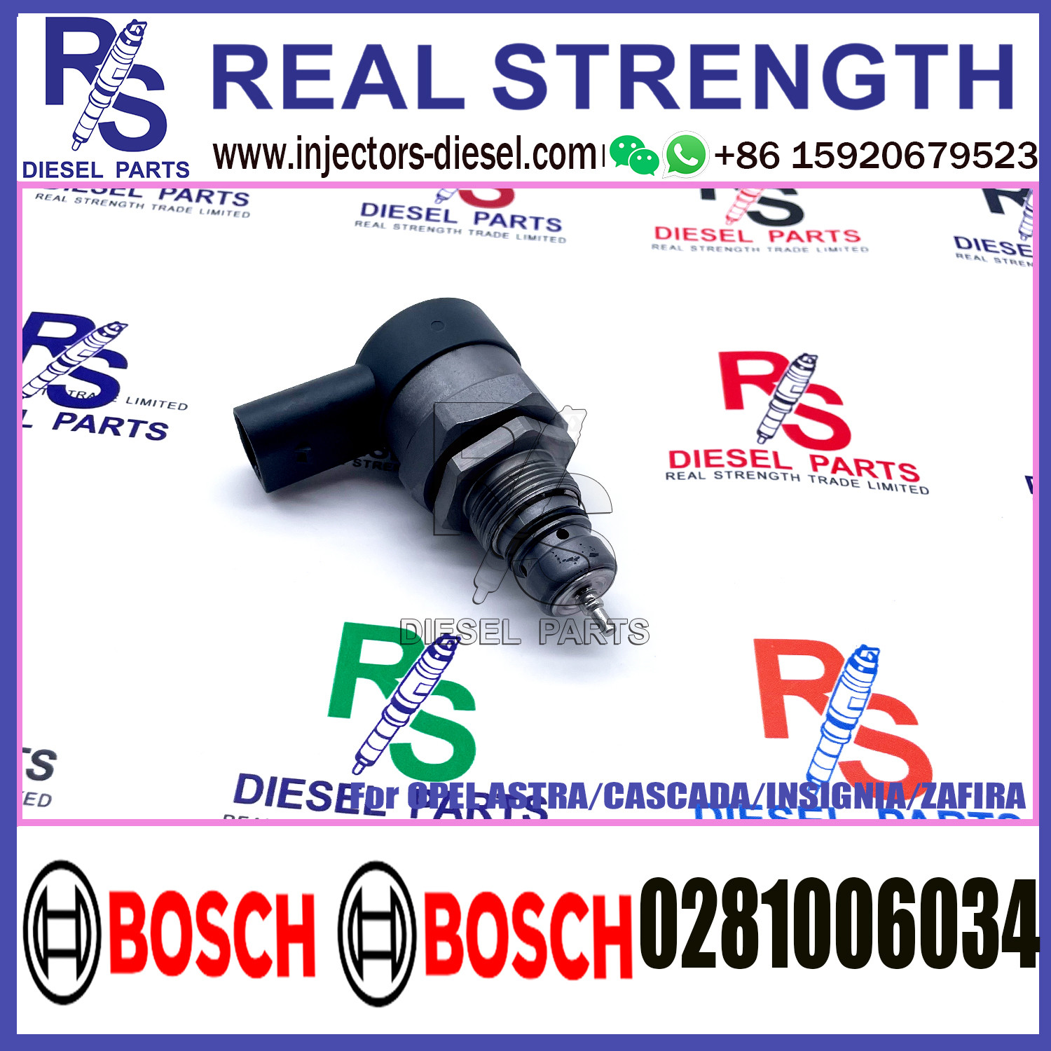 Управляющий клапан BOSCH 0281006034 Регулятор ДРВ соленоид 0281006034 для ОПЕЛ АСТРА、КАСКАДА、ИНСИНГНИЯ、ЗАФИРА