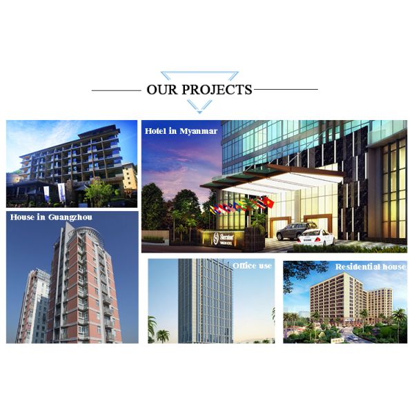 Electrophoresis Coated Aluminium French Windows With Triple Glazed Glass