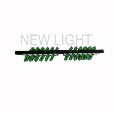 Single Mode Or Multimude Fiber Optic Patch Panel Rack Mount 1U 12 / 24 / 48 Fiber