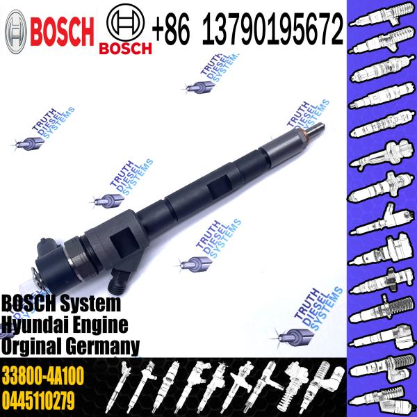 Common rail injector 33800-4A100 0445110279 fuel injector 33800-4A000 33800-4A100 for Hyundai Kia