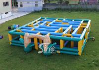 12x12m caçoa o labirinto inflável gigante do milho dos adultos de N impresso digitalmente para eventos de esportes