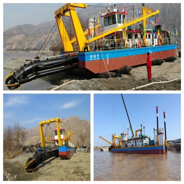 Diesel Engine Power Cutter Suction Dredger Used in River