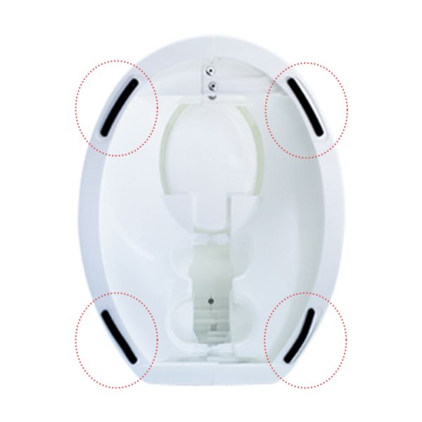 Large Square Type Multifunction Childrens Pink/White/Blue Potty Toilet with Music Toys