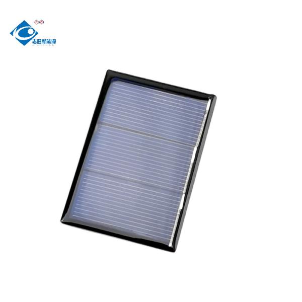 0.43W personalizou o carregador poli ZW-6545 dos painéis solares de bateria de lítio de Mini Epoxy Solar Panel 1.5V