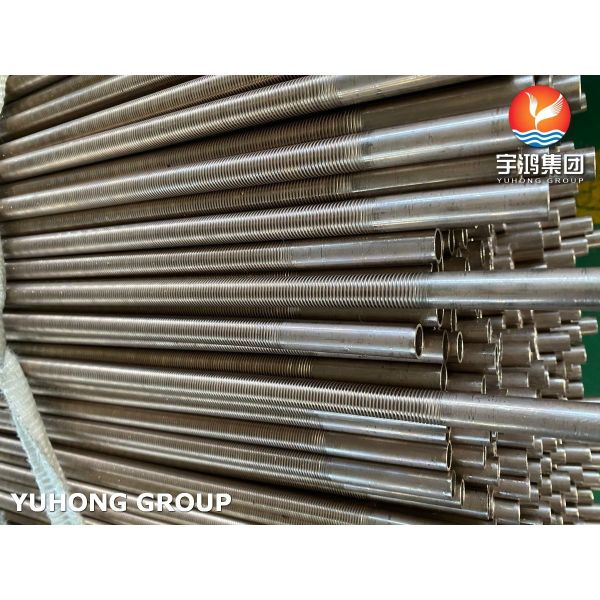低フィンのチューブ ASTM B111 C71500 空気冷却用の銅ニッケルCuNi30Mn1Feチューブ