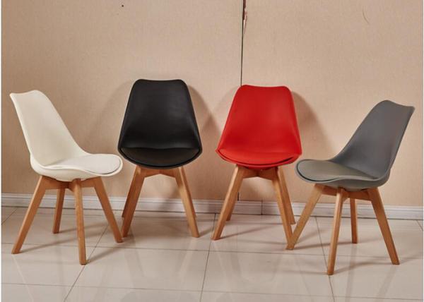 No Deformation Contemporary Wood Dining Chairs , Luxury Modern Accent Chairs