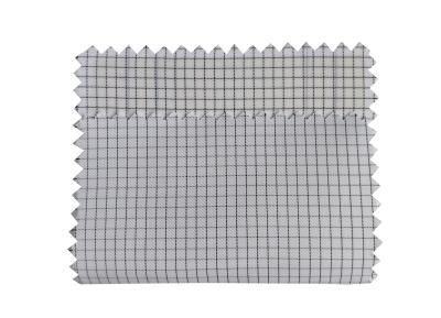 Запас противостатического Twill полиэстера 1/2 ткани ESD решетки 2.5mm белый гол