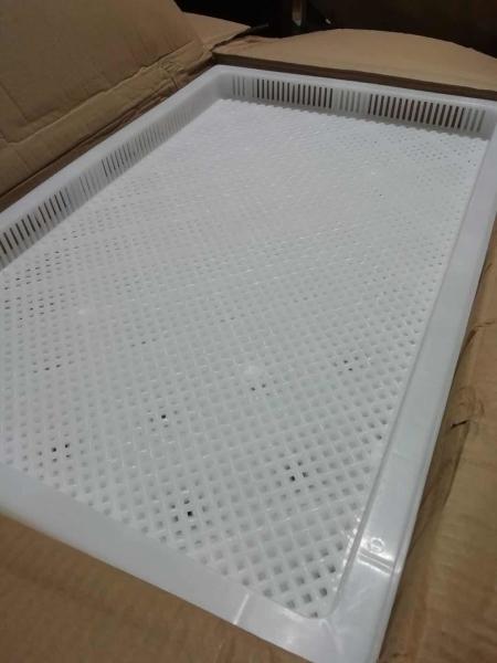 Bandeja de secado de plástico PP de grado alimenticio 758x608x40mm