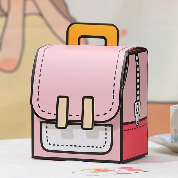 Kids Backpack-Shaped Gift Box Set for Party Favors and Snacks